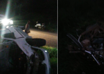 Jovem morre ao colidir moto com carro na BR-420, próximo ao IF Baiano de Santa Inês