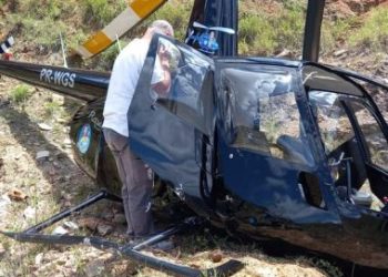 Helicóptero cai com Jonga Bacelar e Marcinho Oliveira em Monte Santo