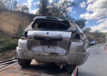 Serra do Muntum: Carreta perde freios e bate em traseira de veículo