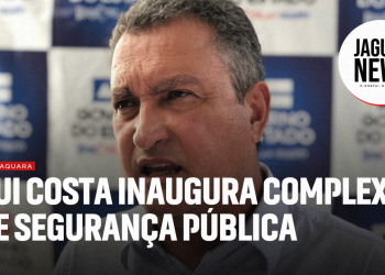 Em última agenda como governador, Rui Costa inaugura complexo de segurança em Jaguaquara
