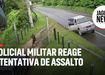 Policial Militar reage a tentativa de assalto e atinge um criminoso em Gandu