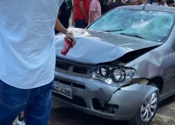 Jovens são atropelados após saírem de festa em Santa Inês e motorista é espancado e socorrido pela Polícia Militar
