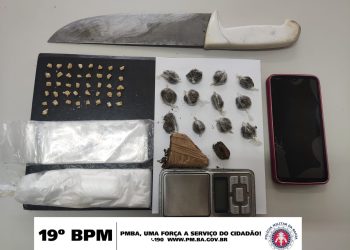 PM prende 4 pessoas por Tráfico de Drogas no Entroncamento de Jaguaquara