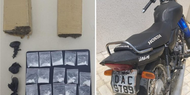 Operação Paz no Vale resulta em apreensão de drogas, dinheiro e moto em Jaguaquara