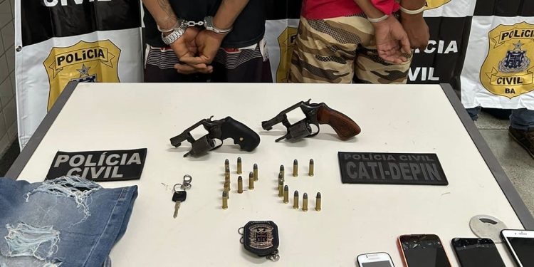 Polícia Civil de Jequié prende autores de duplo homicídio ocorrido em loja
