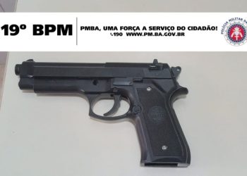 Polícia Militar intensifica segurança nas escolas da região e apreende simulacro de arma de fogo em escola de Cravolândia