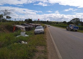PRE alerta para risco de acidentes com acampamento do MST às margens da BA-250, entre Itiruçu e Entroncamento