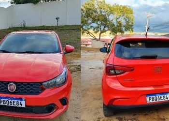 Polícia Militar recupera carro com sinais de adulteração nos sinais de identificação em Jaguaquara