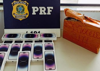 PRF apreende carga de iPhones de última geração na BR 116, trecho de Poções