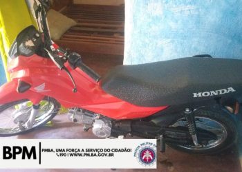 Ação conjunta das Polícias Militar e Civil recupera motocicleta roubada e identifica suspeitos em Jaguaquara