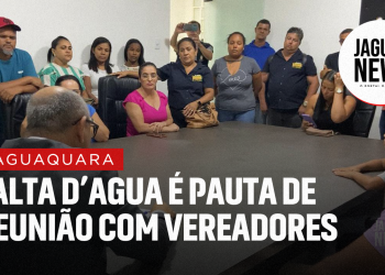 Populares se reúnem com vereadores para reivindicar abastecimento de água em Jaguaquara