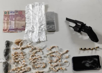 Homem morre em confronto com a Policia Militar em Itaquara; Arma e drogas foram apreendidas