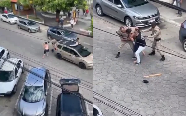Após matar a tia, homem agride policiais militares no centro de Itapetinga