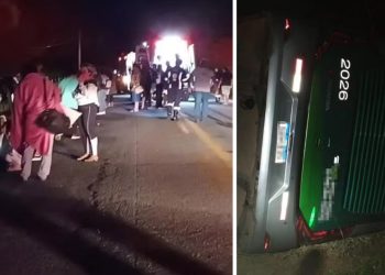Acidente com ônibus deixa 29 passageiros feridos em Caetité, no sudoeste da Bahia
