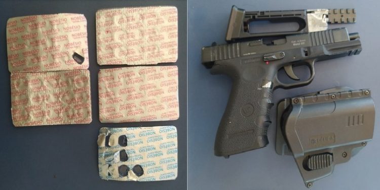 Motorista é flagrado pela PRF portando anfetaminas e simulacro de arma a de fogo em Jequié