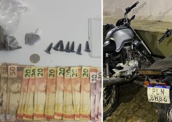 Em ações distintas, PM de Jaguaquara apreende motos, entorpecentes, e prende acusado de violência doméstica