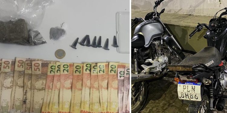 Em ações distintas, PM de Jaguaquara apreende motos, entorpecentes, e prende acusado de violência doméstica