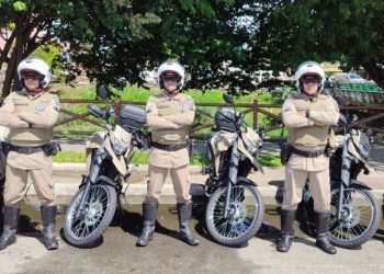 19º Batalhão da Polícia Militar recebe motocicletas que serão destinadas para Jaguaquara e Santa Inês