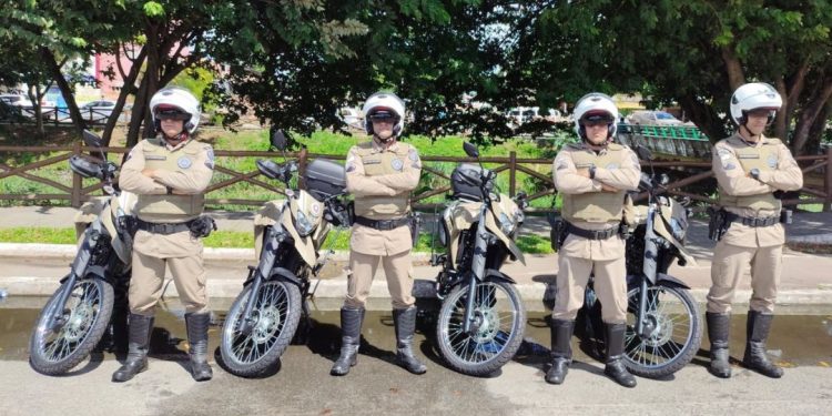 19º Batalhão da Polícia Militar recebe motocicletas que serão destinadas para Jaguaquara e Santa Inês