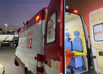 Criança de 10 anos é atropelada na BA-545 em Jaguaquara e encaminhada ao Prado Valadares
