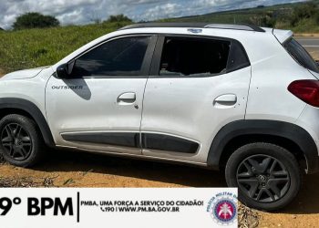 Polícia Militar recupera veículo roubado durante operação no Entroncamento de Jaguaquara