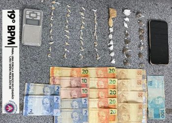 Polícia Militar prende suspeito de tráfico de drogas no Entroncamento de Jaguaquara