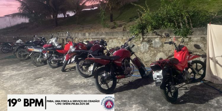 Operação Lince: Polícia Militar apreende motos em ação contra poluição sonora em Jaguaquara