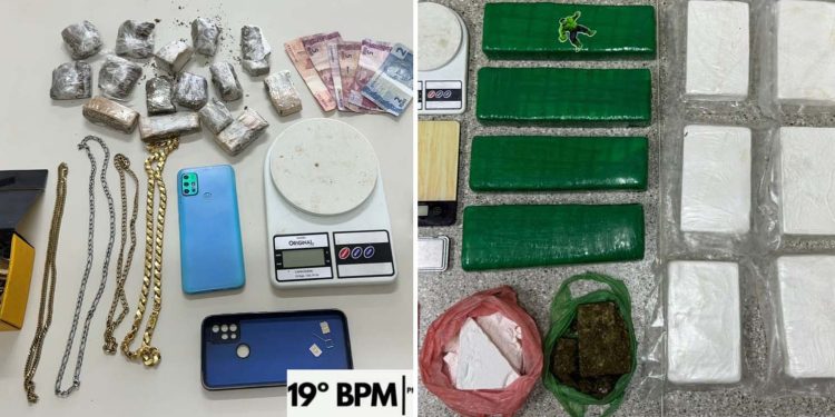 Polícias Militar e Civil deflagram ação conjunta contra o tráfico em Jaguaquara; 4 são presos e drogas são apreendidas