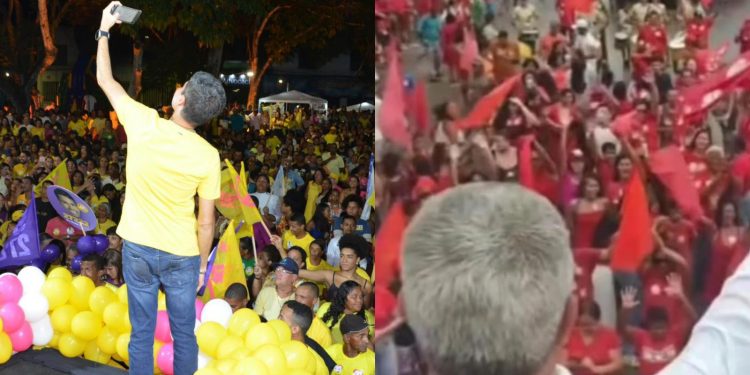 ACM Neto provoca Jerônimo em post com fotos e vídeos de evento: As imagens falam por si