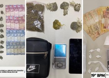PM intensifica ações contra o tráfico em Jaguaquara e prende três suspeitos em uma semana