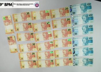 Polícia Militar apreende cédulas falsas durante operação de combate à falsificação em Jaguaquara