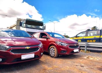 Gêmeos: PRF apreende Onix circulando clonado na BR 324 em Salvador
