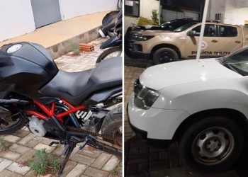 PM recupera motocicleta furtada em Maracás e localiza caminhonete com sinais de adulteração em Nova Itarana