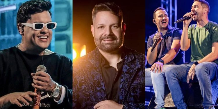 Tiago Aquino, Daniel Vieira e Iguinho e Lulinha se apresentam em Jaguaquara neste fim de semana