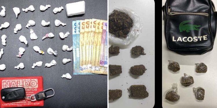 Operação Hórus: Polícia Militar prende três suspeitos e apreende drogas e veículos em ações distintas em Jaguaquara