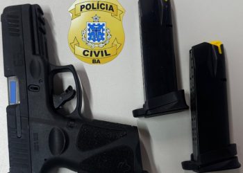 Polícia Civil apreende pistola 9mm em operação no município de Maracás