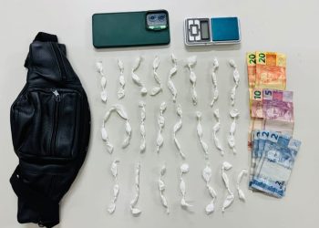 Polícia Militar prende homem por tráfico de drogas na zona rural de Itaquara