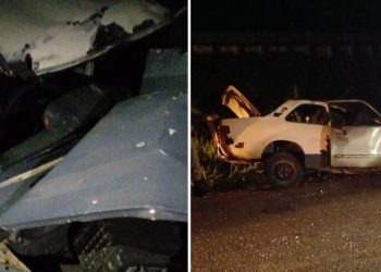 Grave acidente deixa três feridos, um em estado grave, na BA-888 em Irajuba
