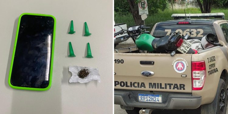 PRE prende casal com drogas, e apreende motocicleta adulterada durante ações na BA-130, em Jequié