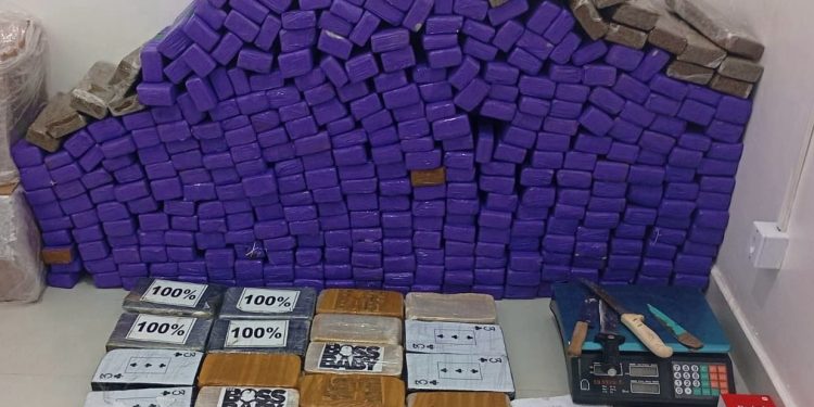 PM desmonta depósito de entorpecentes e apreende 371 tabletes de drogas em Vitória da Conquista