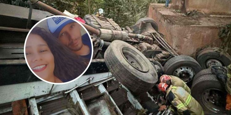Casal de Jaguaquara morre em acidente com caminhão na BR-381, em Minas Gerais