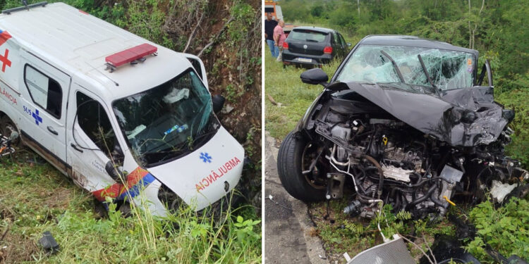 Colisão frontal entre ambulância e carro deixa feridos na BA-026, em Contendas do Sincorá