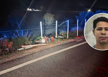 Motociclista morre após perder controle e colidir contra cerca na BR-420, entre Itaquara e Santa Inês