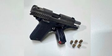 Homem é preso com pistola de numeração raspada durante ação da PM e Guarda Municipal em Jaguaquara