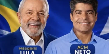 TRE-BA manda retirar postagem com fotos de Lula e ACM Neto em imagem produzida por IA