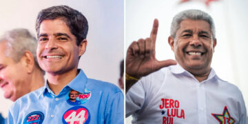Quaest: ACM Neto tem 39% e Jerônimo, 37% na disputa pelo governo da Bahia