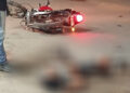 Homem tem perna decepada em colisão que envolveu moto e caçamba na BA-545, em Jaguaquara