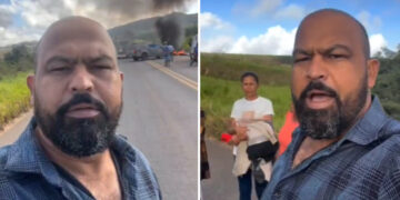 Ex-prefeito de Wenceslau Guimarães critica governador durante protesto por regulação na BR-101