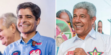 Atlas mostra ACM Neto e Jerônimo tecnicamente empatados na disputa pelo Governo da Bahia