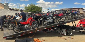 PM apreende 21 motocicletas em Jaguaquara durante Operação Lince no dia das eleições